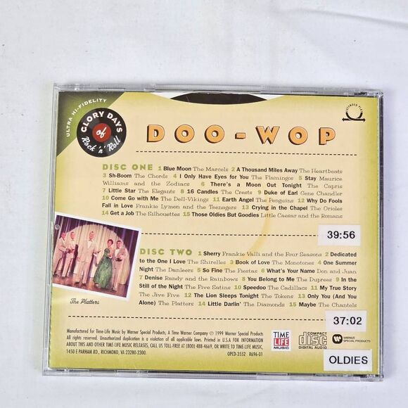 Glory Days of Rock N Roll Doo-Wop 2-CD - Picture 4 of 4